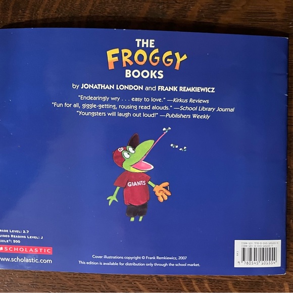 Froggy Plays T-Ball by Jonathan London - Picture 8 of 8